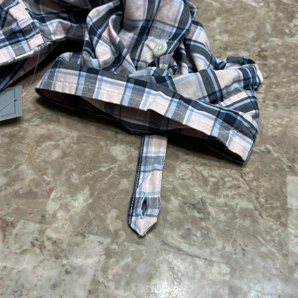 Y2K perfect oversized country pink plaid shirt,NWT, PTP 26”,cowgirl,yellowstone - Picture 9 of 11